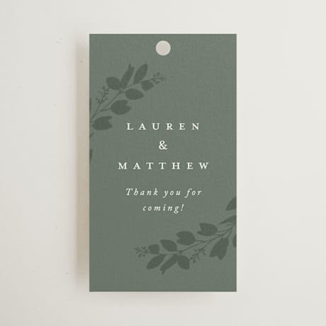 Wedding Favor Tags