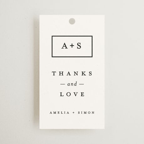 Wedding Favor Tags