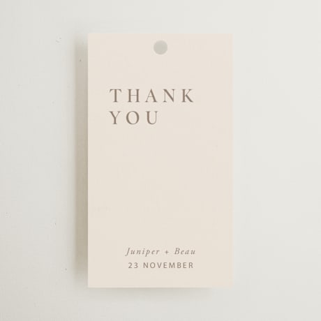 Wedding Favor Tags