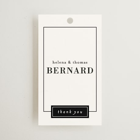 Wedding Favor Tags