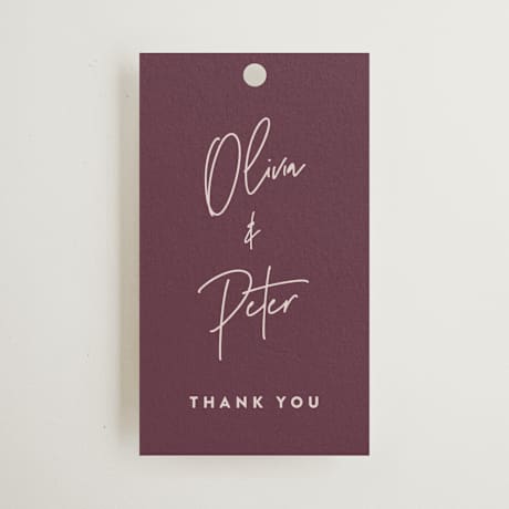Wedding Favor Tags