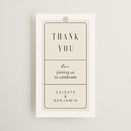 Wedding Favor Tags