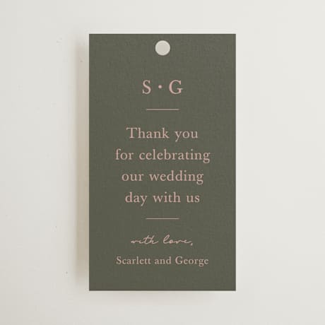 Wedding Favor Tags