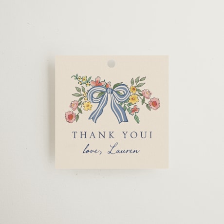 Bridal Shower Favor Tags