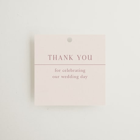 Wedding Favor Tags
