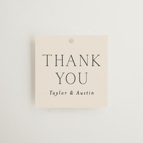 Wedding Favor Tags