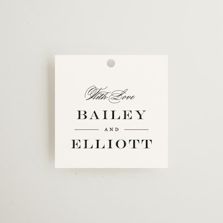 Wedding Favor Tags