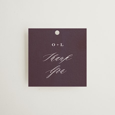 Wedding Favor Tags