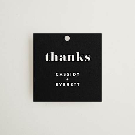 Wedding Favor Tags