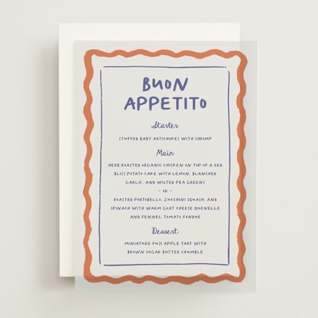 Vellum Menus