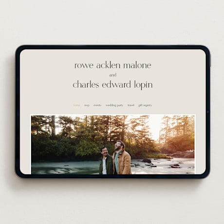 Wedding Website