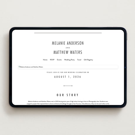 Wedding Website