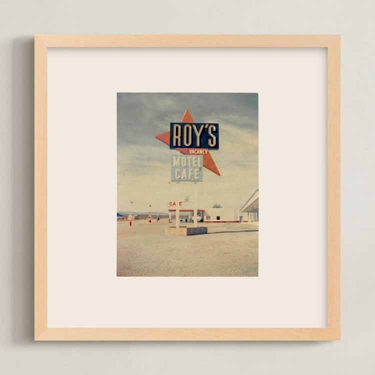 "Roadtripping 1" - Art Print in Mojave by Kamala Nahas - Framed