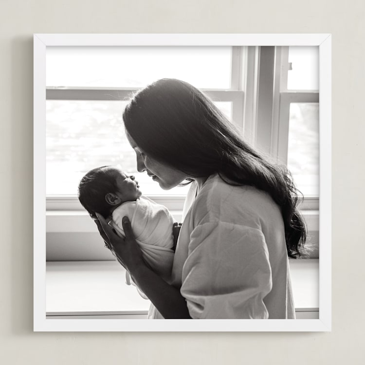 "The Big Picture: Mother's Day Framed Photo" - Framed Photo in White by Minted - Framed