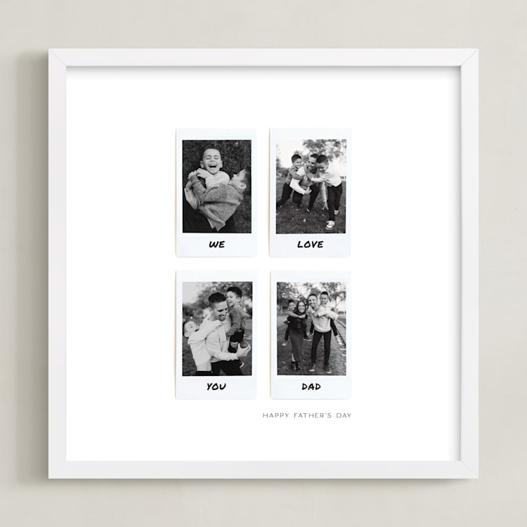 "Framed Photo: Four Photo" - Framed Photo in White by Olivia Kanaley Inman - Framed