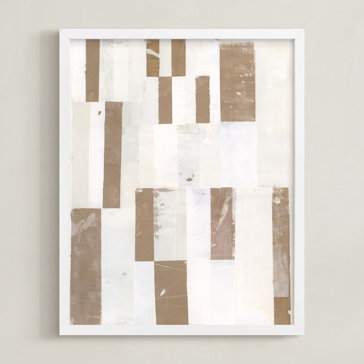 "skinny dip no. 1" - Art Print in sunkissed by Sara Hicks Malone - Framed