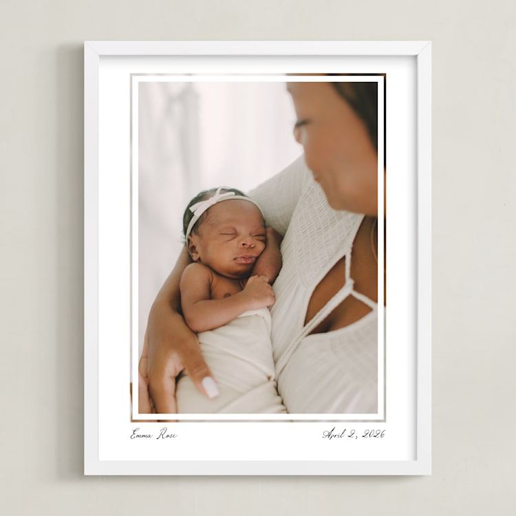 "Artifact: Portrait Framed Photo" - Framed Photo in Charcoal by Snow and Ivy - Framed