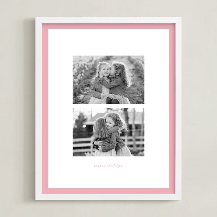 "Framed Photo: Soft Hues Two Photo" - Framed Photo in Rose by Blustery August - Framed