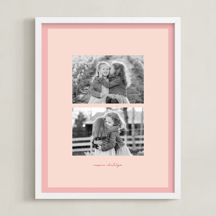 "Soft Hues Two Photo: Framed Photo" - Framed Photo in Blush by Blustery August - Framed