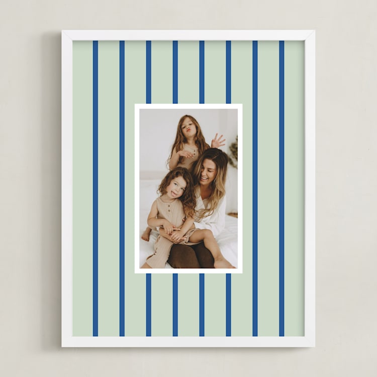 "Isla: Portrait" - Framed Photo in Lagoon by Pati Cascino - Framed