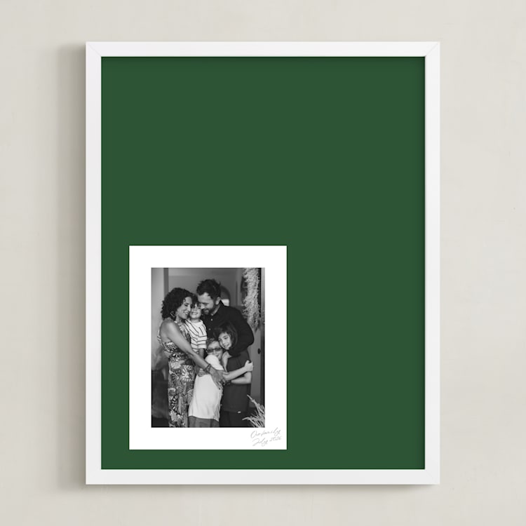 "Classic.." - Framed Photo in Olive by Vera Lim - Framed
