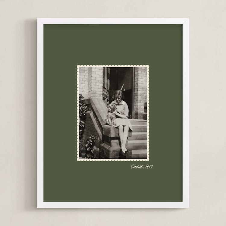 "Framed Photo: Old Time" - Framed Photo in Cactus by letterfix - Framed