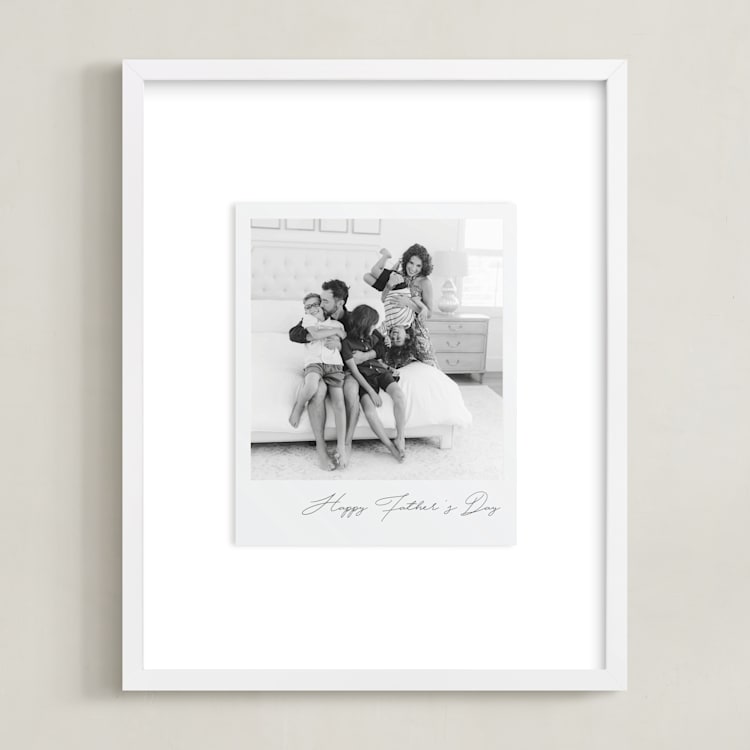 "Framed Photo: Classic Snap" - Framed Photo in Noir by Minted - Framed