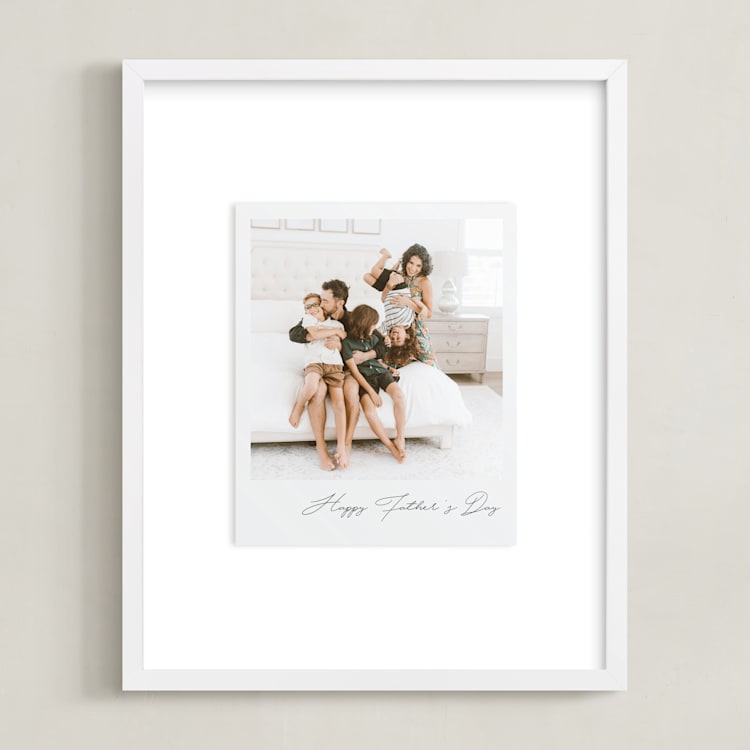 "Classic Snap: Portrait Framed Photo" - Framed Photo in Quartz by Minted - Framed