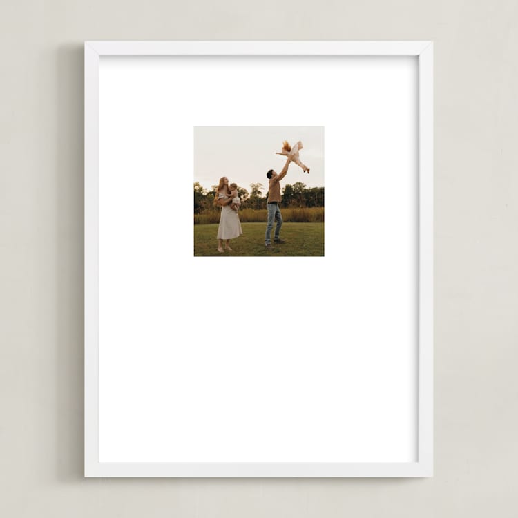 "Modern Snap: Framed Photo " - Framed Photo in White by Minted - Framed