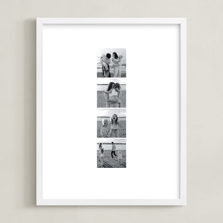 "Photo Strip: Framed Photo " - Framed Photo in White by Minted - Framed