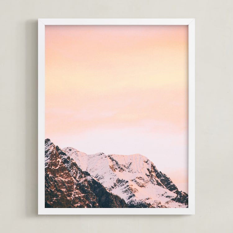"Ombre Sky" - Art Print in ombre by lulu and isabelle - Framed