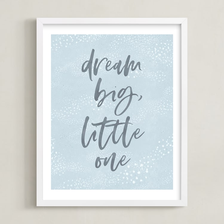 "Starry Dreams" - Art Print in Dreams by Ink Moth Creative - Framed