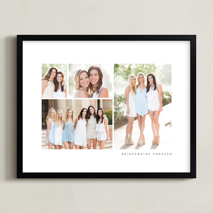 "Four Photo Collage (BRIDES)" - Framed Photo in Sugar by Angela Garrick - Framed