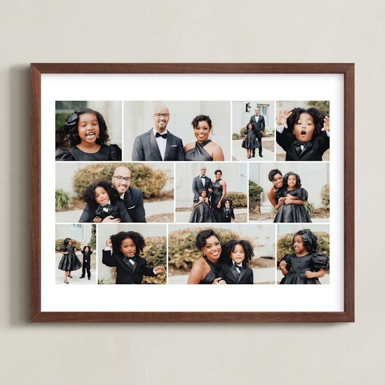 "Eleven Photo: Landscape Framed Photo" - Framed Photo in Snow by Leah Bisch - Framed