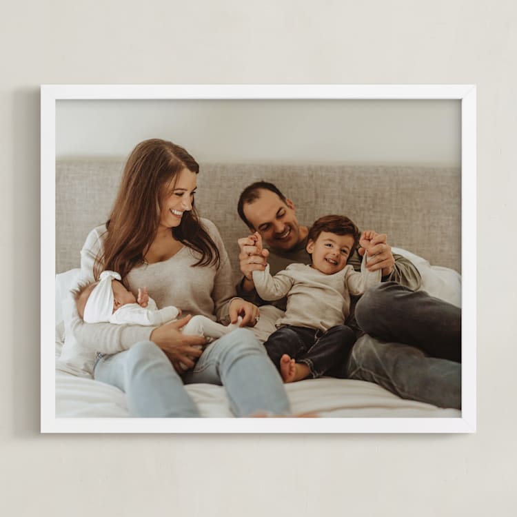 "The Big Picture: Mother's Day Framed Photo" - Framed Photo in White by Minted - Framed