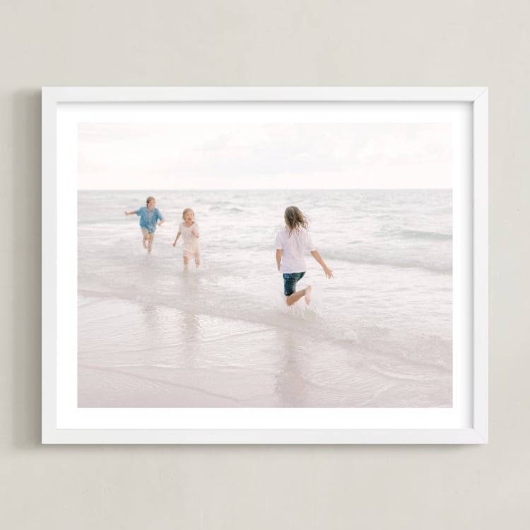 "The Big Picture" - Framed Photo in White by Minted - Framed
