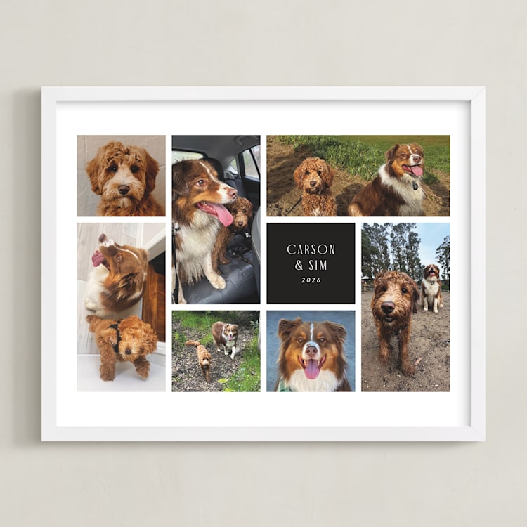 "Seven Photo: Landscape Framed Photo" - Framed Photo in Ebony by Chris Griffith - Framed