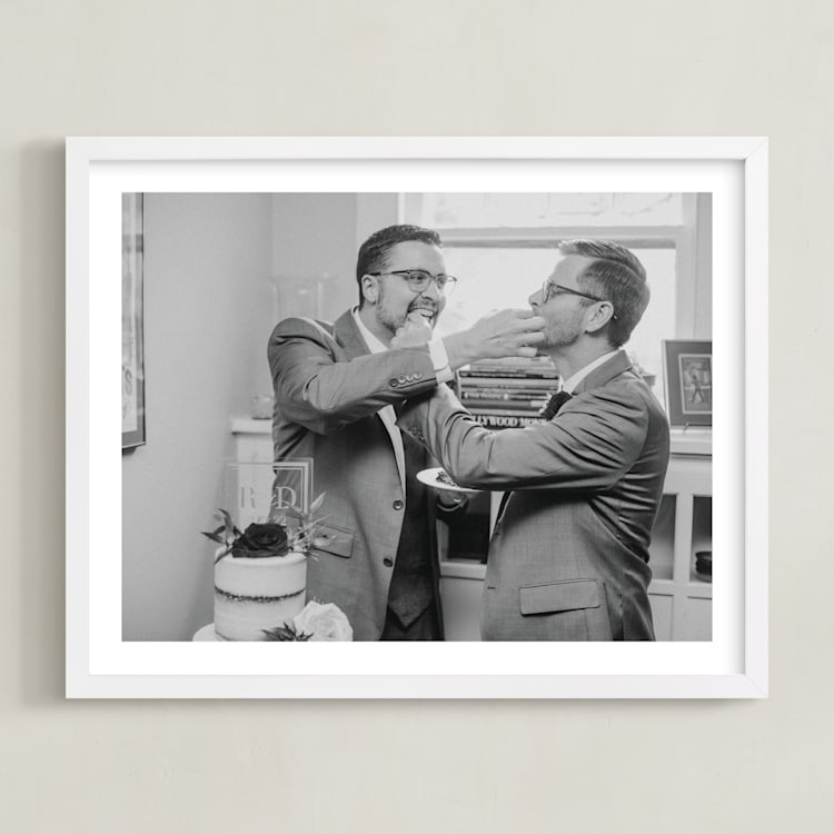 "The Big Picture" - Framed Photo in White by Minted - Framed