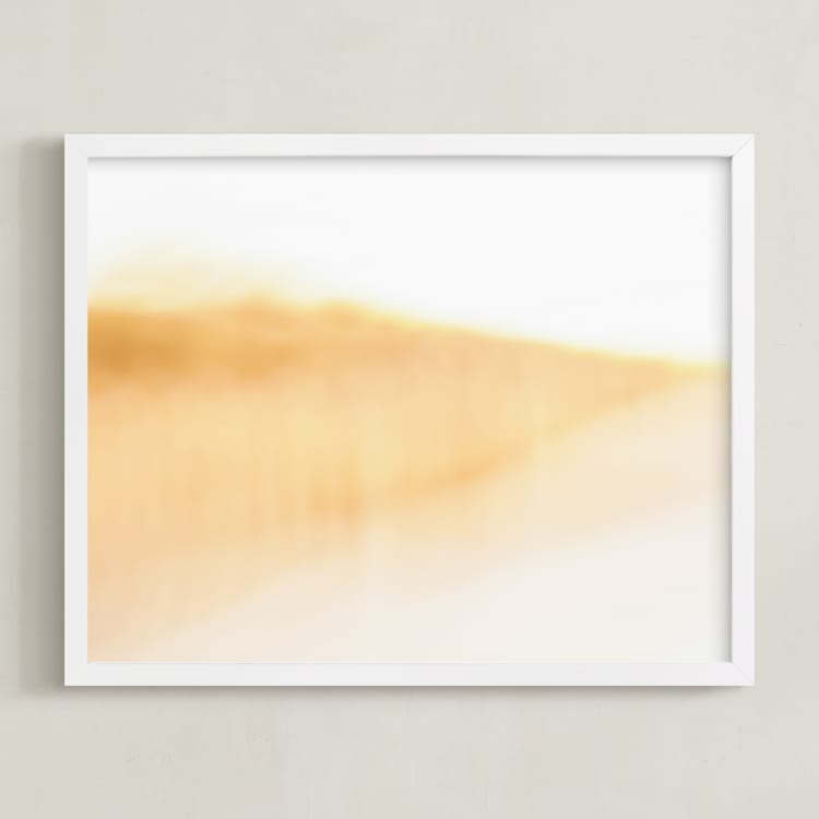 "Golden Grace" - Art Print in Golden Sun by Jennifer Squires - Framed