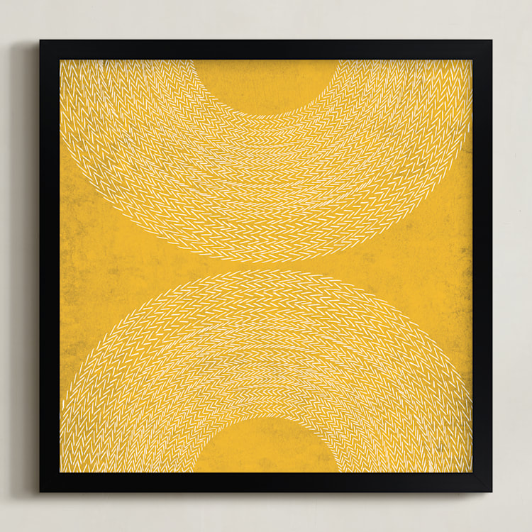 "sunrise sunset" - Art Print in Sunshine by Kerry Doyle - Framed