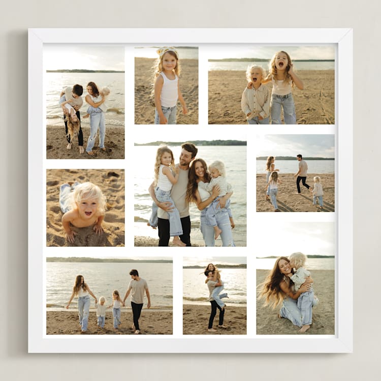 "Nine Little Moments" - Framed Photo in Cloud by Alisa Galitsyna - Framed