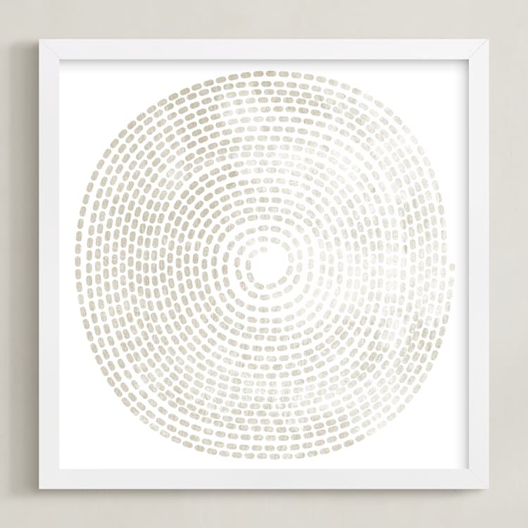 "surround me" - Art Print in earth by R studio - Framed