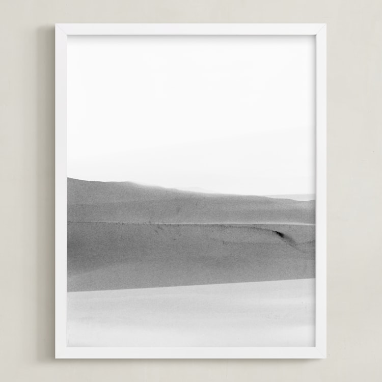 "Forecast" - Art Print in Black & White by Ashleigh Ninos - Framed