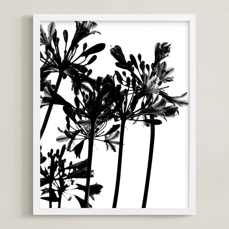 "High Drama" - Art Print in Black and White by Nadia Hassan - Framed