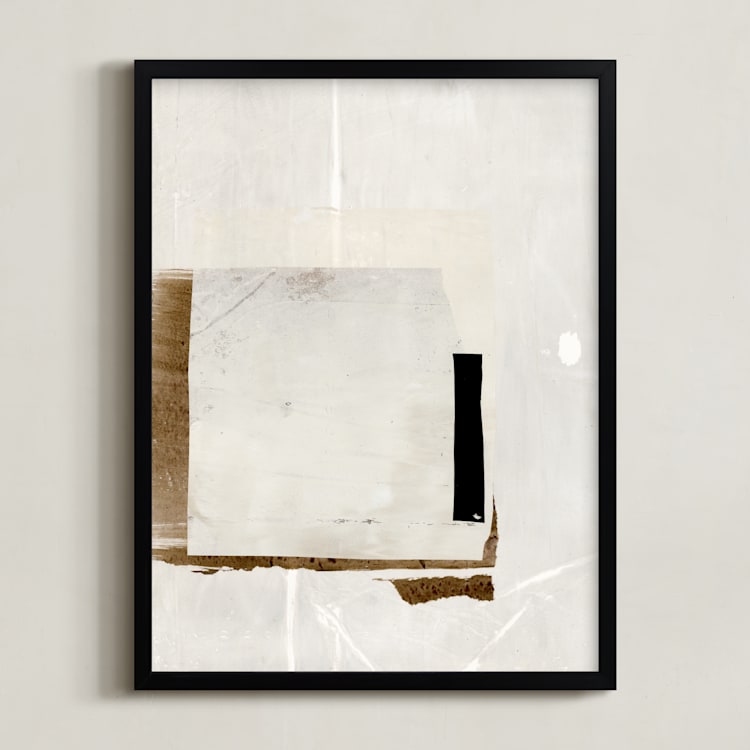 "You Should Know II" - Art Print in Sable by Jennifer Daily - Framed