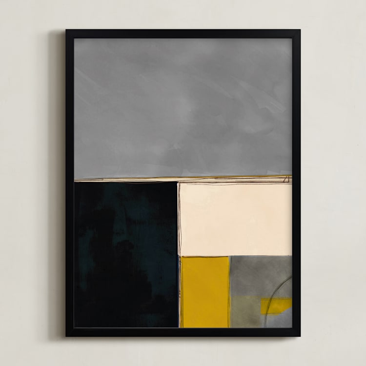 "Here Comes the Sun" - Art Print in Steel by Dawn Smith - Framed