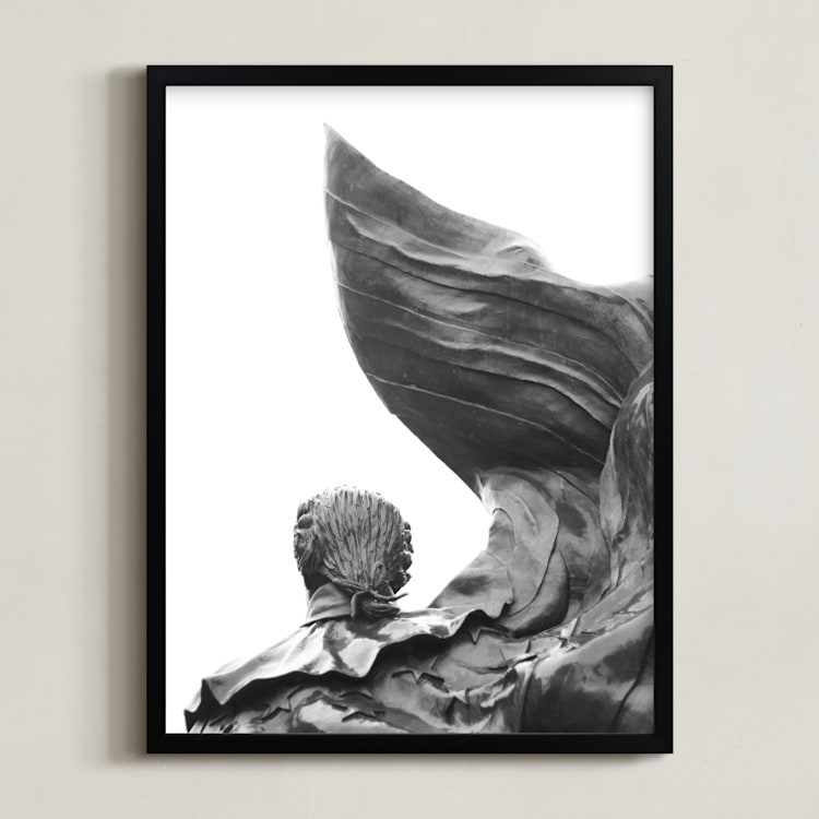 "Soar" - Art Print in Stone by Carrie ONeal - Framed