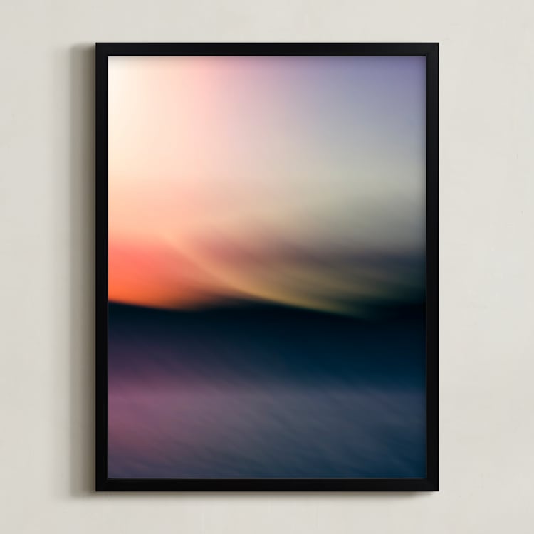 "Between Dreams I" - Art Print in Dusk by Kamala Nahas - Framed