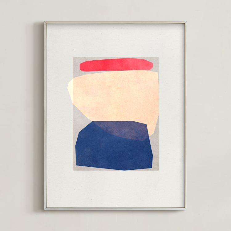 "abstract sequence" - Art Print in trio by Sumak Studio - Framed