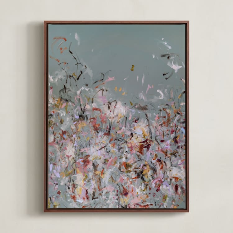 "I Gotta Get it Together" - Art Print in Sage Green by Marcy Parks - Framed Canvas